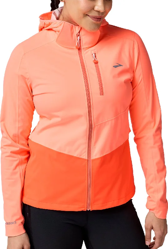  Stylish Women's ApparelBrooks High Point 2.0 Waterproof Womens Running Jacket - Orange