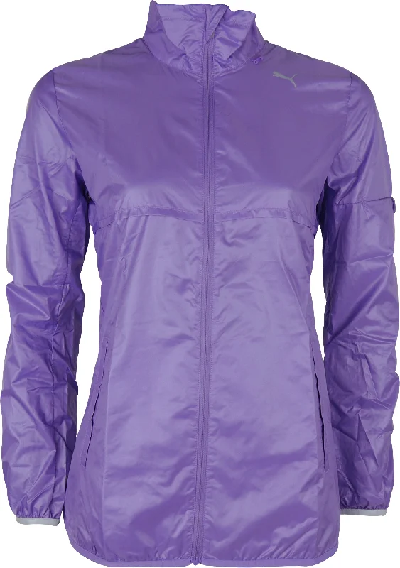  Women's Sporty Chic ClothesPuma Lightweight Womens Running Jacket - Purple