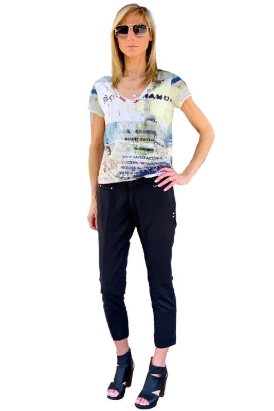  Women's Charming Outfit For EventsJacqueline Capri Pants - Black