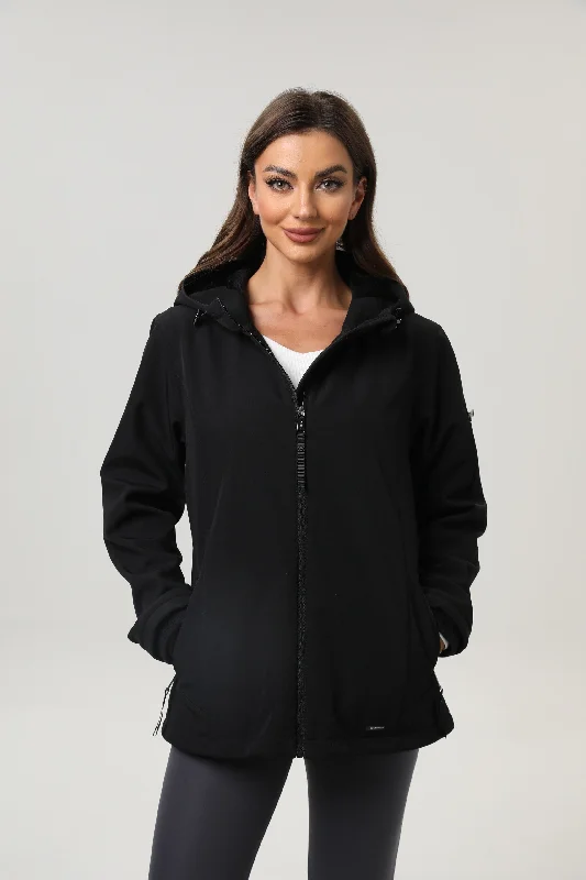  Affordable Women's AttireWomen's Hooded Softshell Jacket with Side Arm Pocket