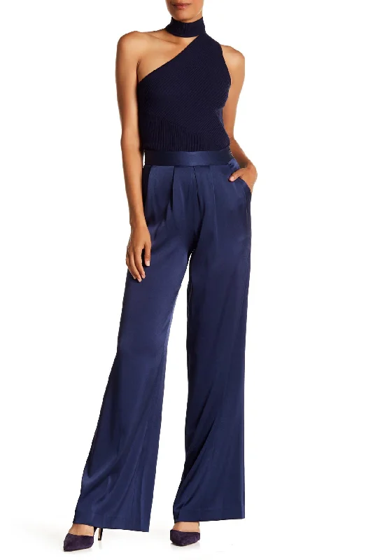  Women's Activewear AttireSatin Iris Pant - Navy