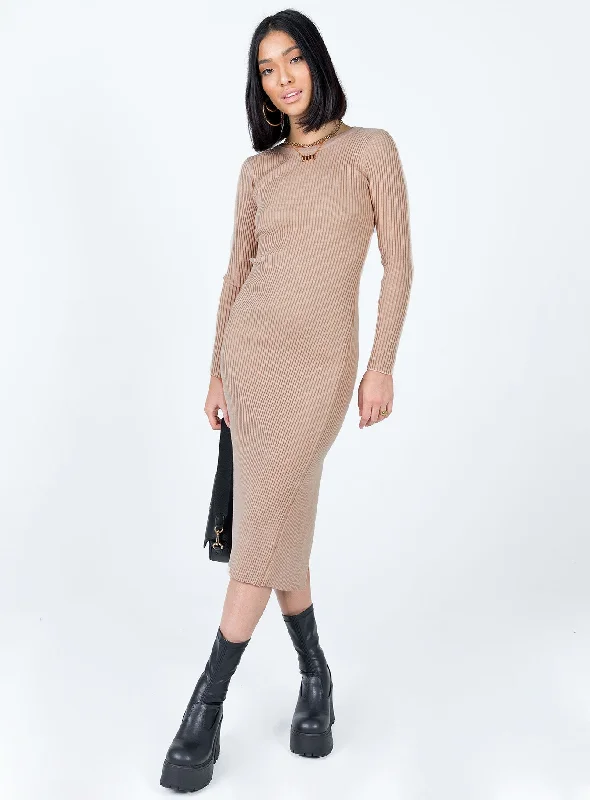  New ArrivalsTiarnie Midi Dress Beige