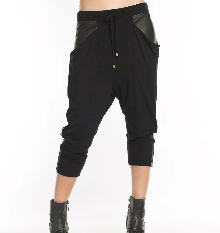  Women's Timeless AttireOnyx Harem Cropped Pant