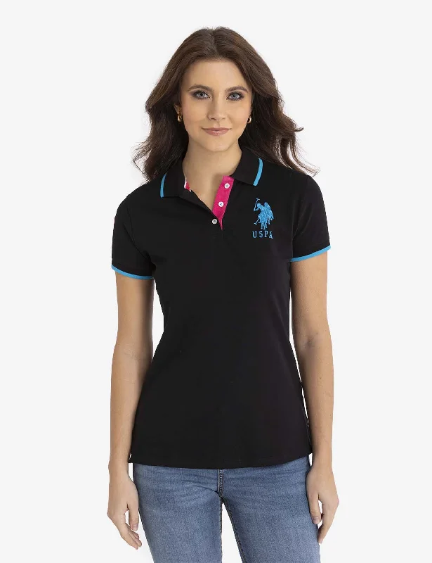  Women's Comfortable GarmentsTRIPLE CROWN SOLID POLO SHIRT