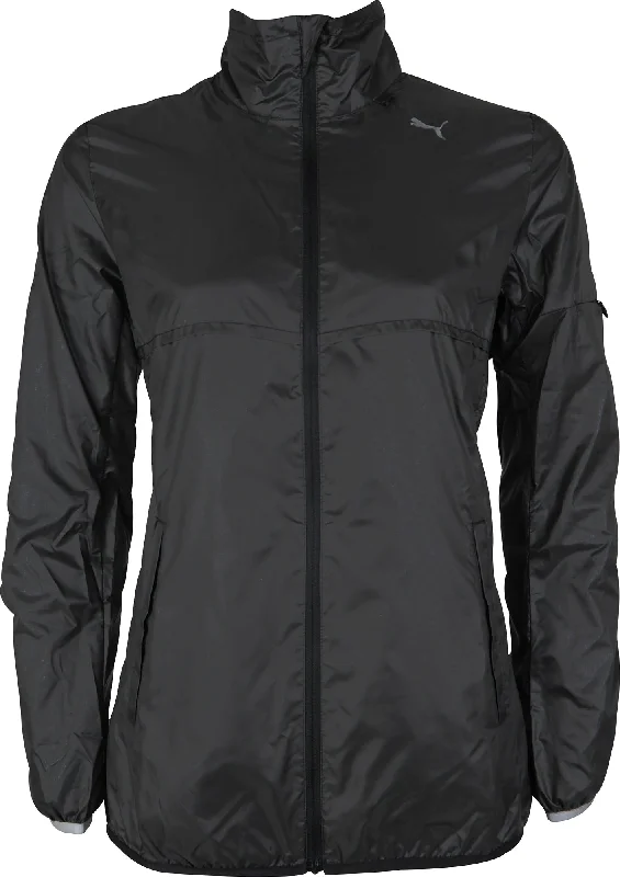  Women's Holiday ClothingPuma Lightweight Womens Running Jacket - Black