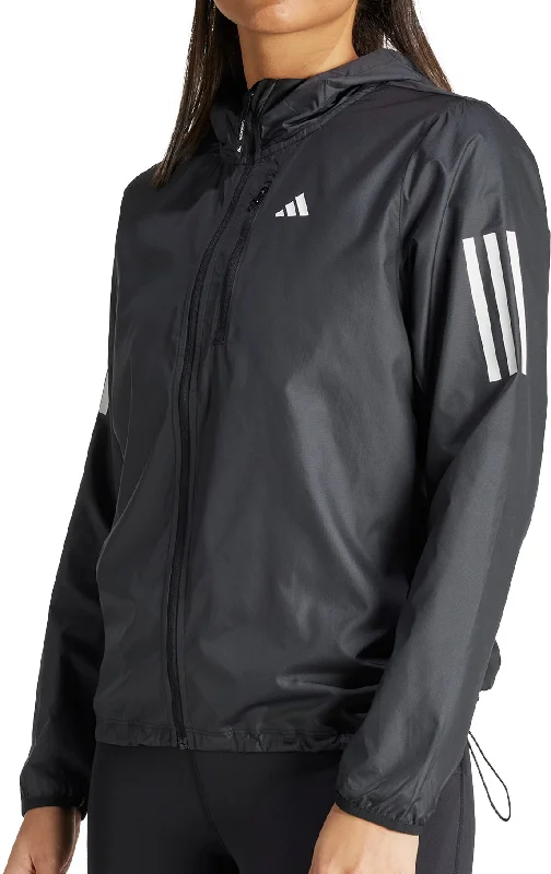  Women's Athleisure Appareladidas Own The Run Womens Running Jacket - Black