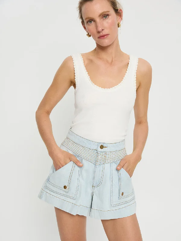  Sporty Fashion OffersCelene Denim Short - Pale Blue