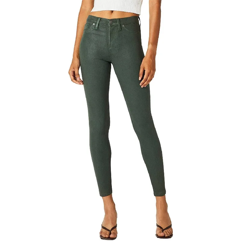  Chic And TrendyBarbara High Rise Skinny Jean - Green Leatherette