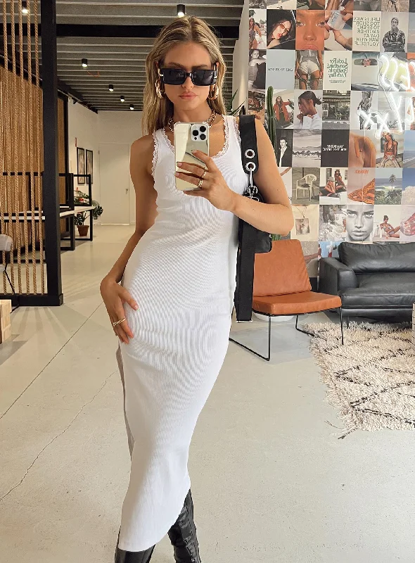  Exclusive Fashion DealsEbony Midi Dress White