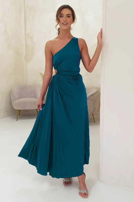  Women's Clothing SetsOlsen Pleated Maxi Dress | Teal