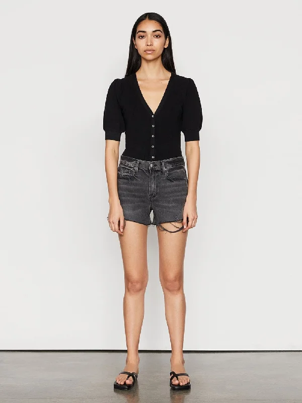  Women's Party OutfitLe Brigette Short Raw Edge - Harbor Way Destruct