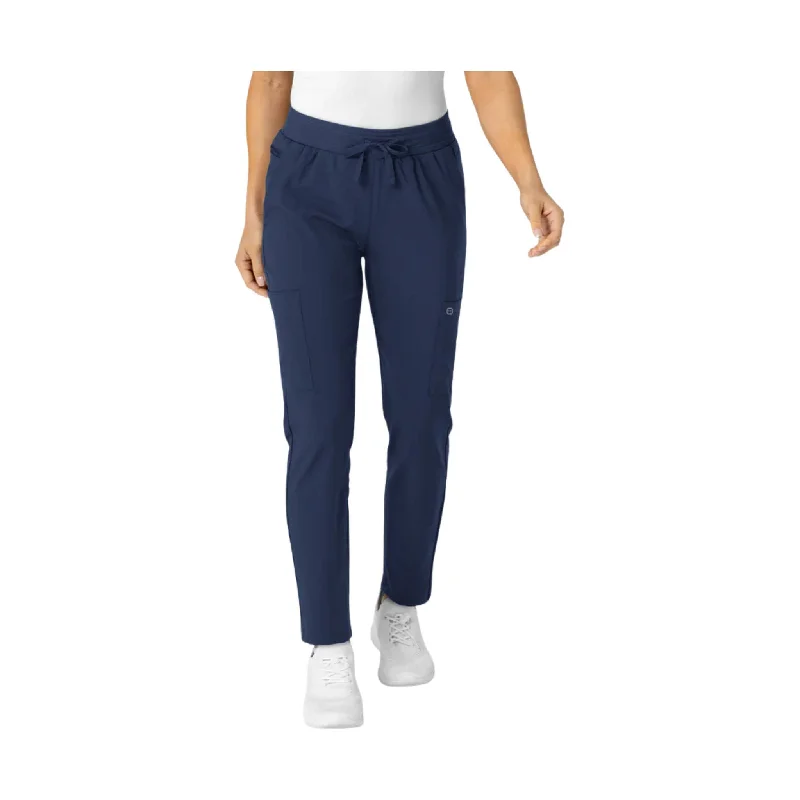  Women's Trendy OutfitWonder Wink Women's Flex n Reach Track Scrub Pant - Navy