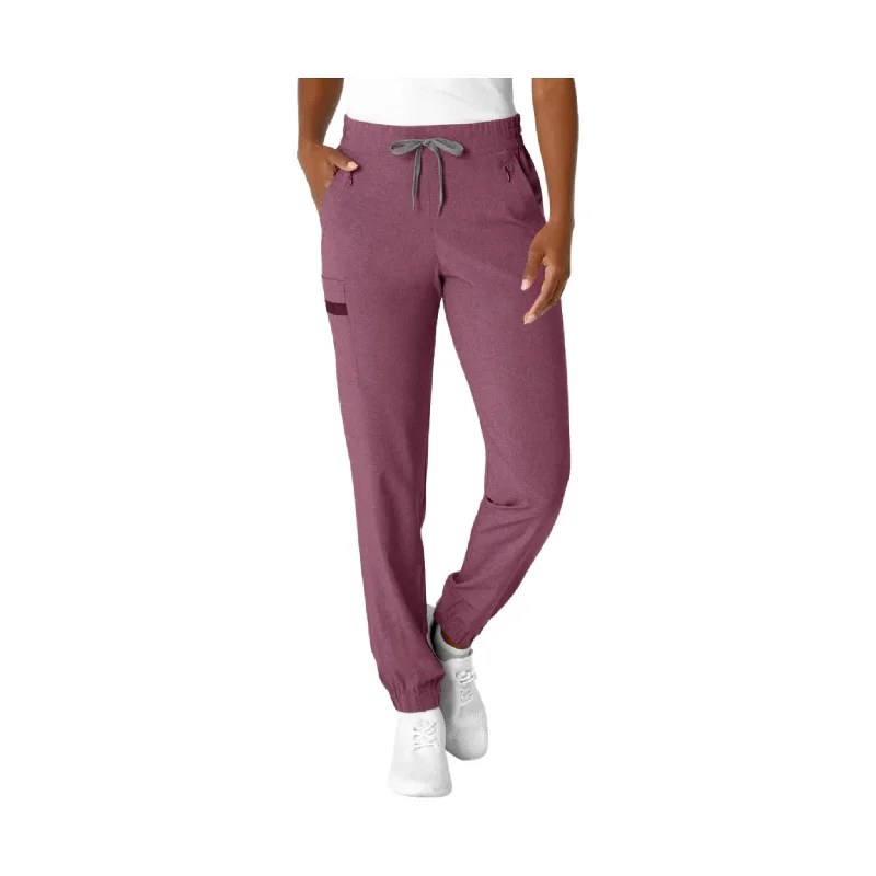  Contemporary Casual DealsWonderWink Women's Jogger Scrub Pant - Wine Heather