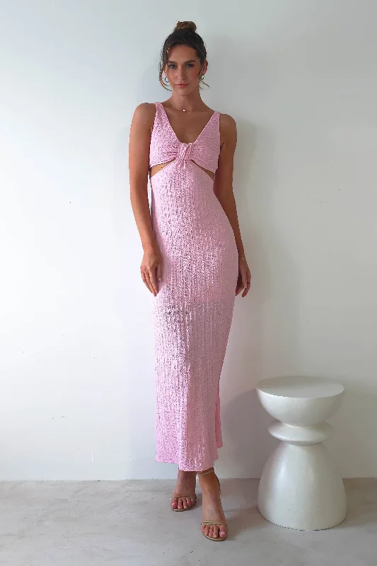  Women's Holiday ClothingNakia Textured Maxi Dress | Pink