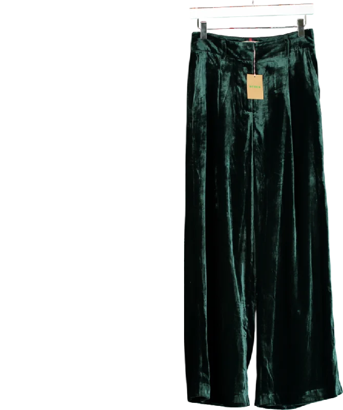  Women's Resort AttireBoden Green Chiswick Velvet Trousers UK 8