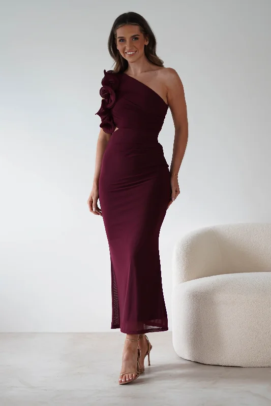  Stylish Women's ClothingSydney Bodycon Maxi Dress | Wine