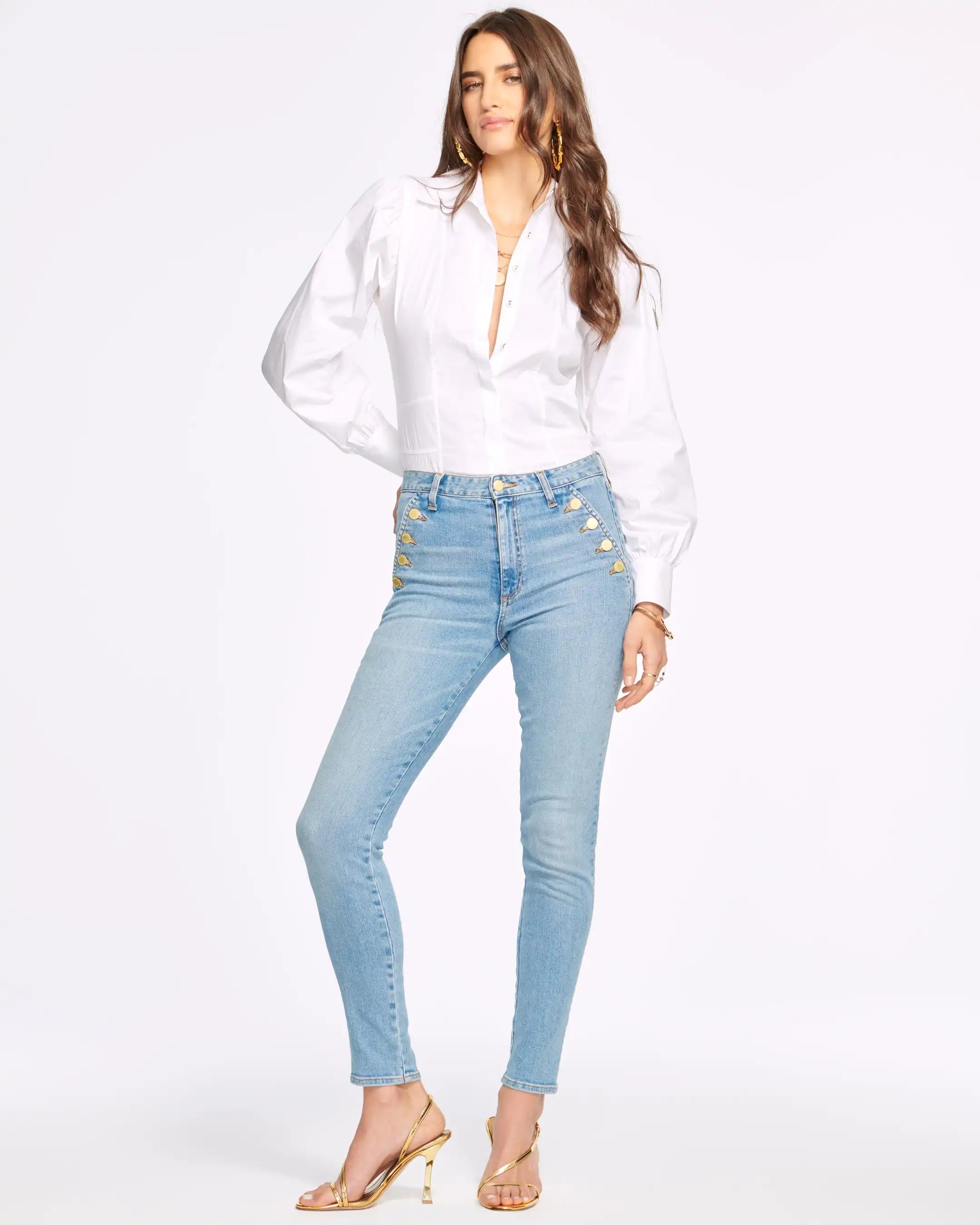  Trend Forward ThreadsHelena High-Rise Skinny Jean - Light Wash