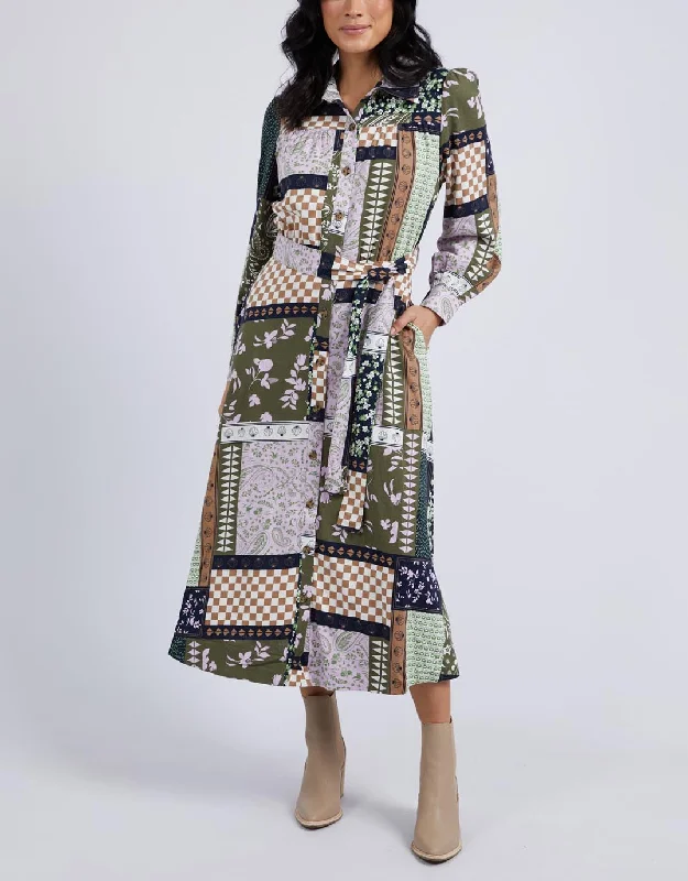  Seize BargainsVetiver Patchwork Dress - Patchwork Print