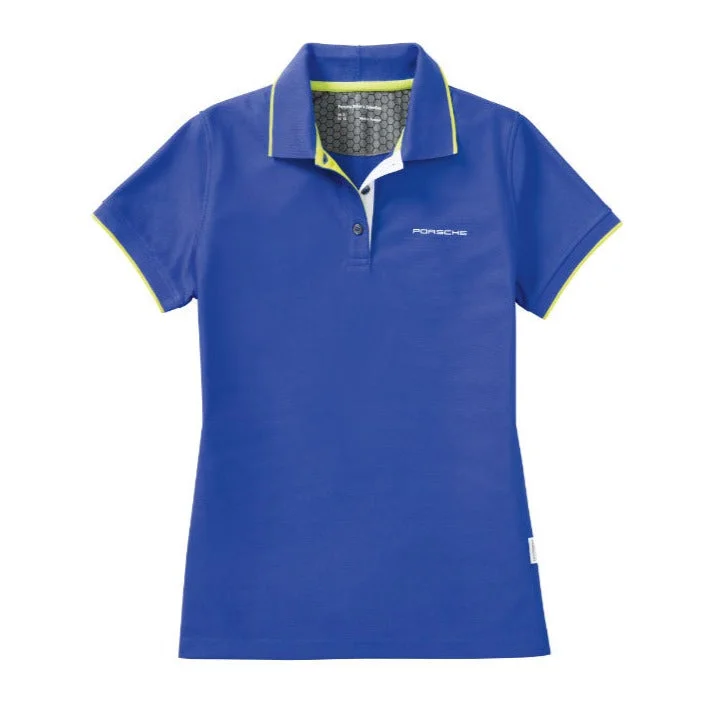  Women's Transitional GarmentsPorsche Women's Polo Shirt (Blue)- Sport Collection