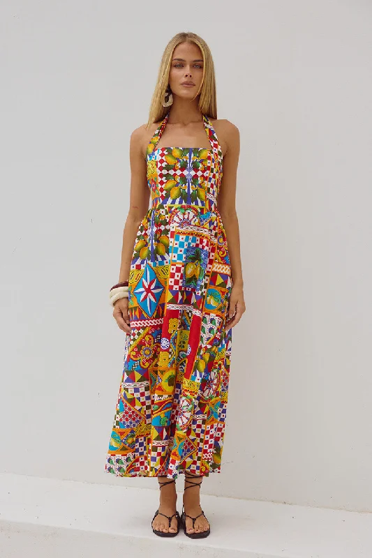  Insane Discount OnslaughtLOCKLEA MIDI DRESS - PHAEDRA PRINT