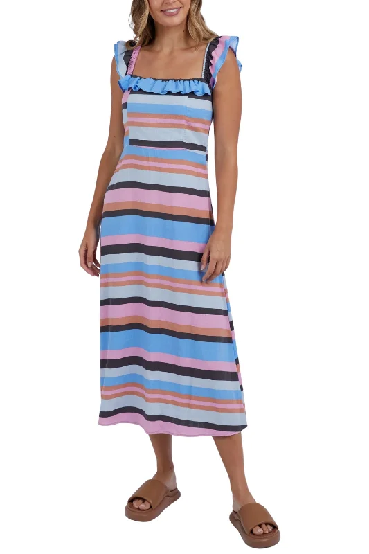  Comfortable Women's AttireGAZELLE STRIPE DRESS - 5542023