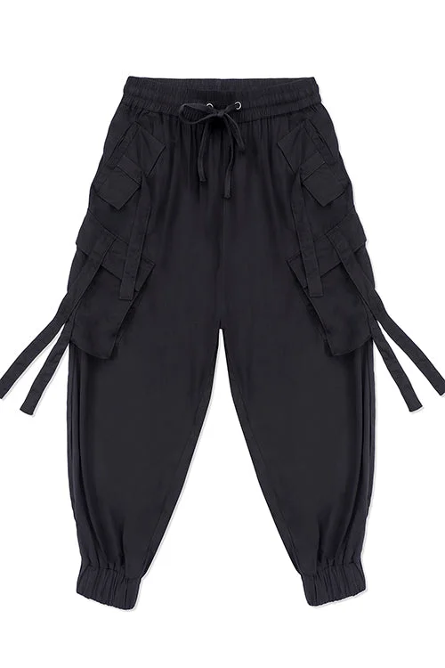  Casual Yet Chic SalesCARGO PANT IN BLACK LIGHTWEIGHT