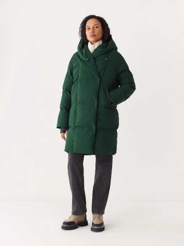  Top Brand DiscountsThe Hygge Puffer Coat in Forest Green