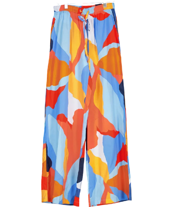  Women's High-Fashion AttireNobody's Child Multicoloured Wisteria Beach Trouser UK 8