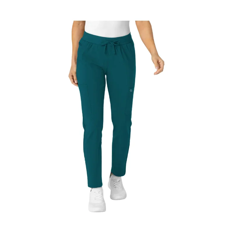  Ride The Style WaveWonder Wink Women's Flex n Reach Track Scrub Pant - Caribbean