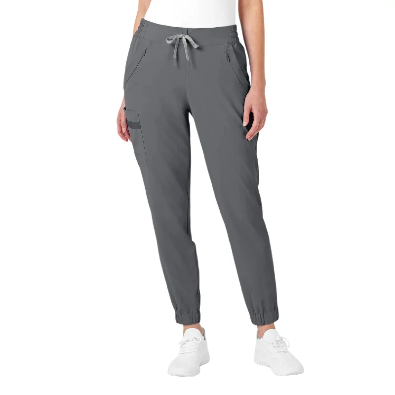  Chic Style, Always In VogueWonderWink Women's Jogger Scrub Pant - Pewter