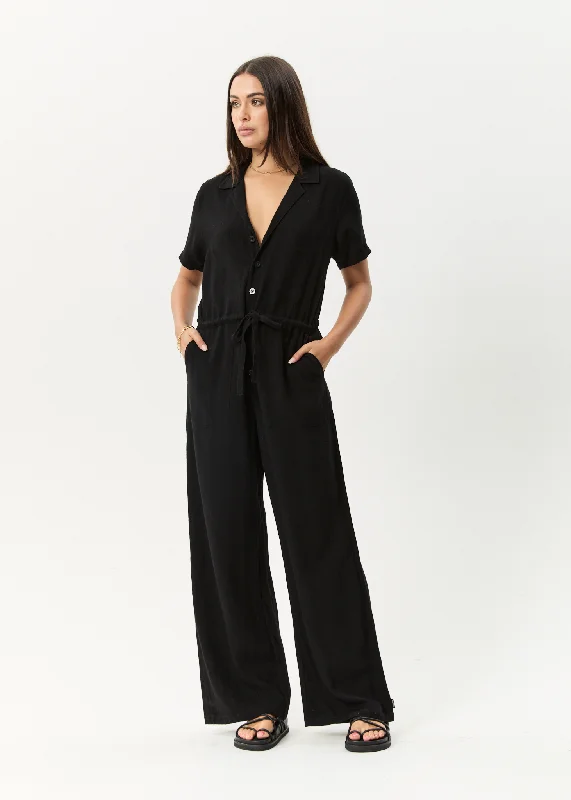  Flash SaleAFENDS Womens Mason Relaxed - Jumpsuit - Black