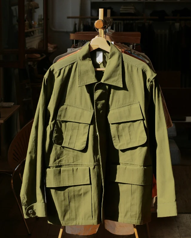  Women's Evening Outfit"Over Jacket" in Olive High Density Cotton Drill