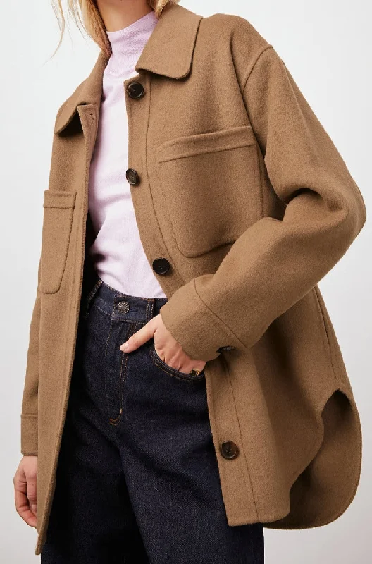  Timeless Women's OutfitCONNIE SHIRT JACKET - CAMEL