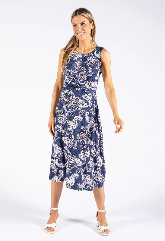  Winter Warehouse SalePaisley Knot Front Dress