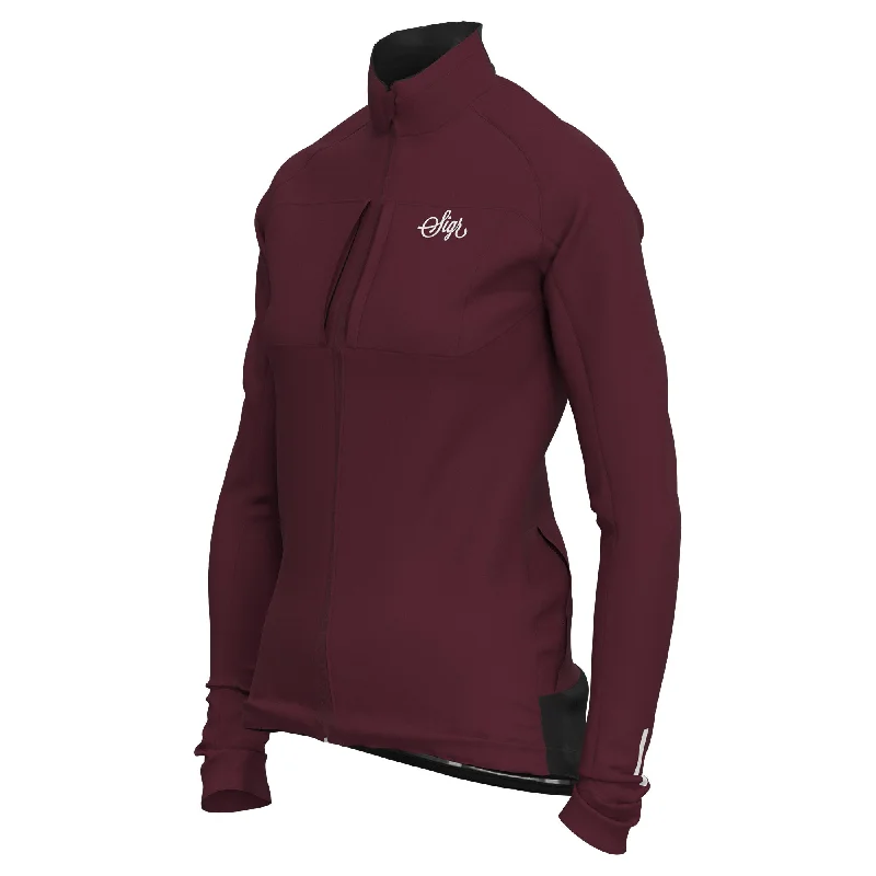  Women's Functional Apparel For Outdoor ActivitiesGotlandsleden Tour Women's Deep Red Merino Softshell Jacket