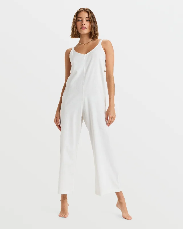  Cozy Chic PromotionsSummer Icon Jumpsuit - Egret