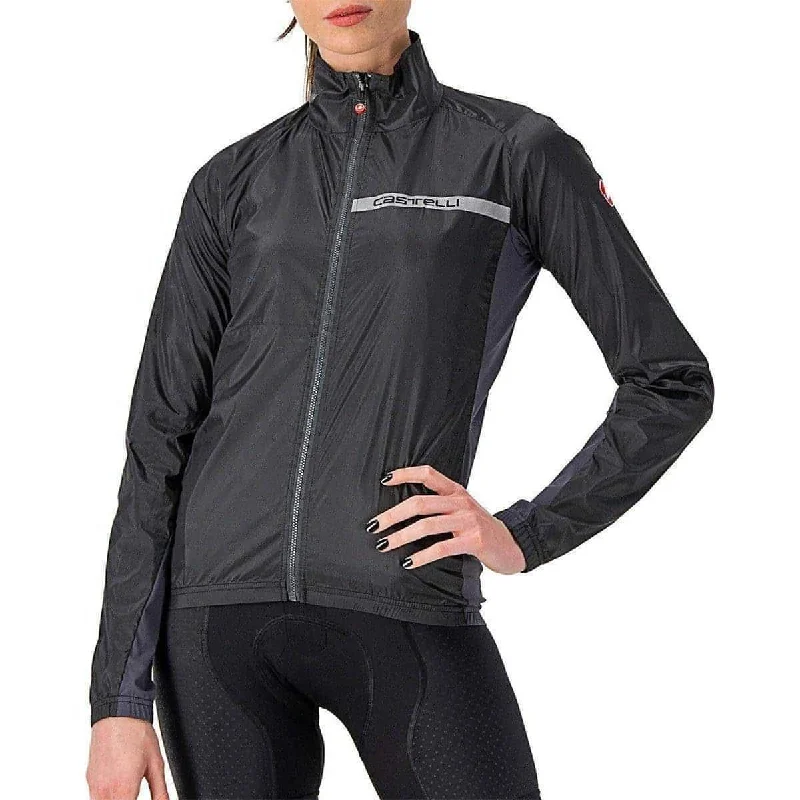  Women's Elegant Clothing SetsCastelli Squadra Stretch Womens Cycling Jacket - Black