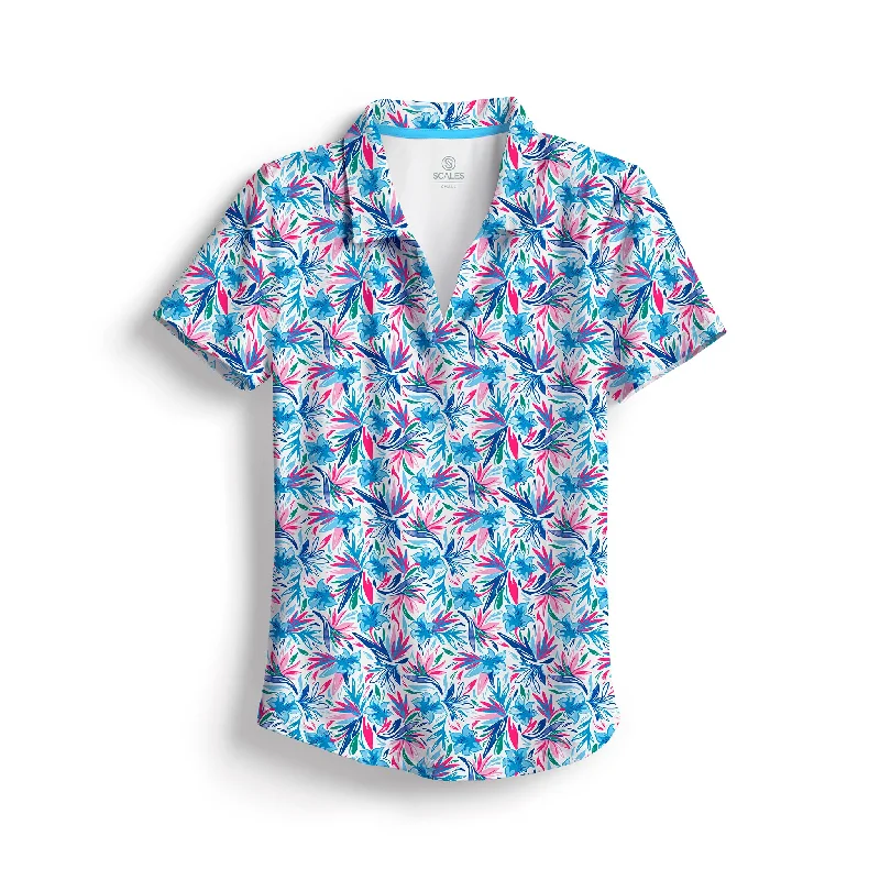  Women's Activewear ApparelWild Flowers Polo