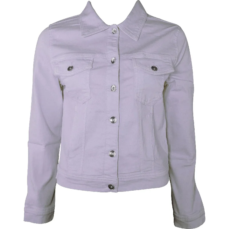  Stylish Clothes For WomenAmara Reya AR Feather Womens Denim Jacket - Purple