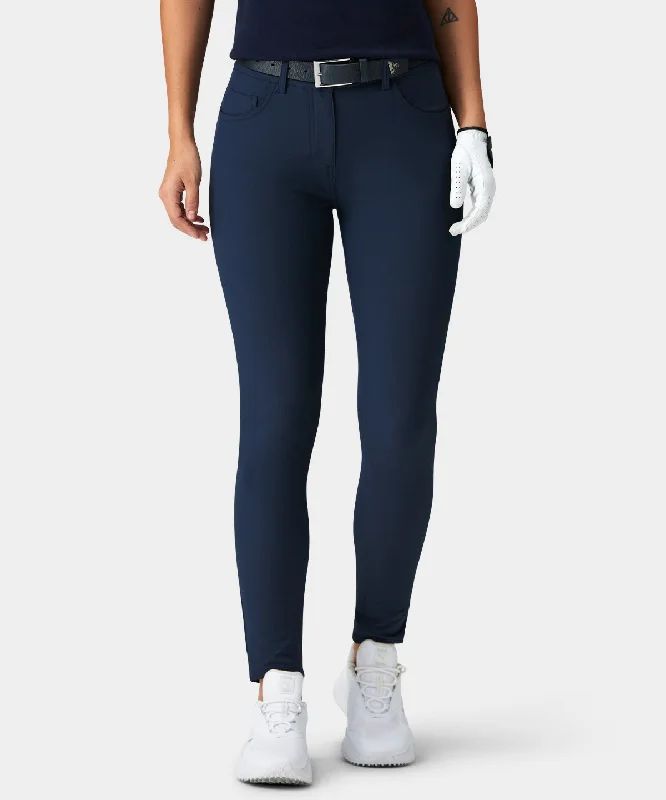  Women's Outfit For The OfficeCara Dark Blue Lightweight Trouser