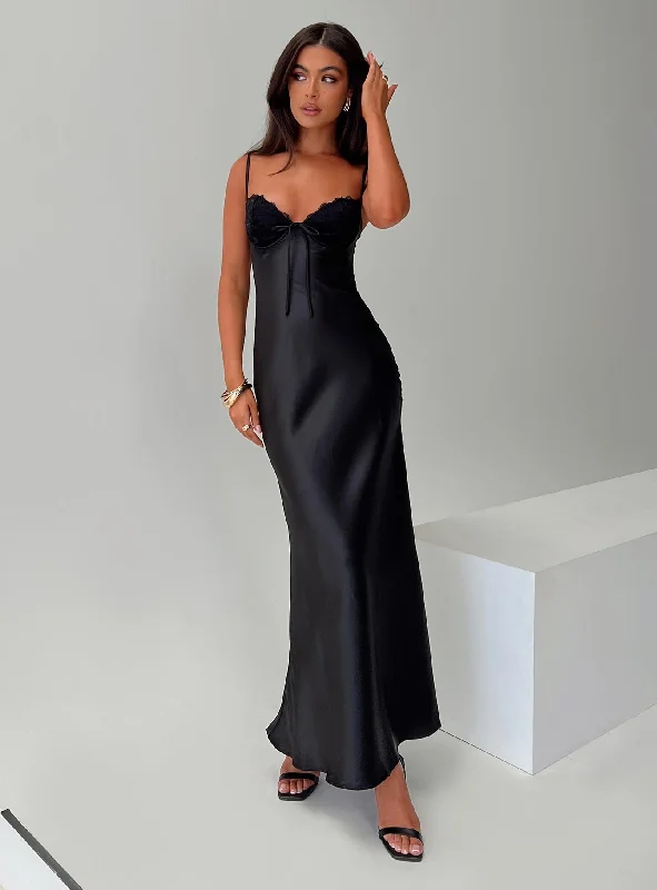  Stupidly Low PricesFadyen Bias Cut Maxi Dress Black Petite