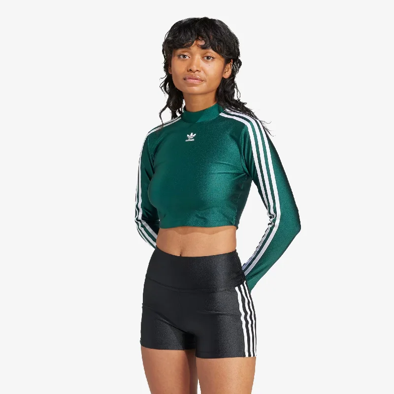  Women's Casual AttireAdidas Originals | WMN'S 3-STRIPES CROPPED LONG SLEEVE TEE