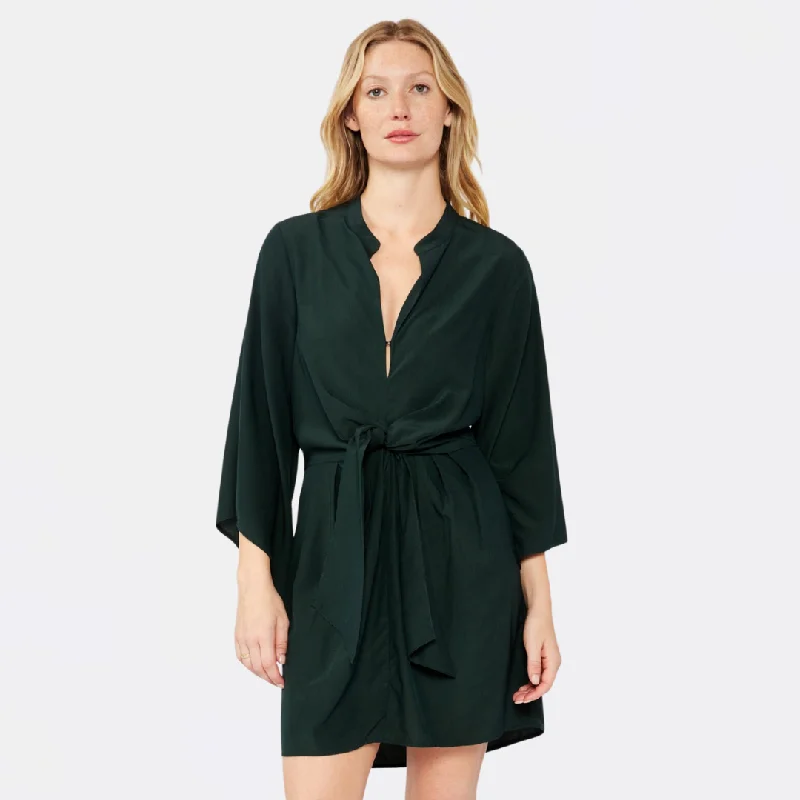  Stay Ahead In StyleOlive Grove Mini Dress (Dark Olive)