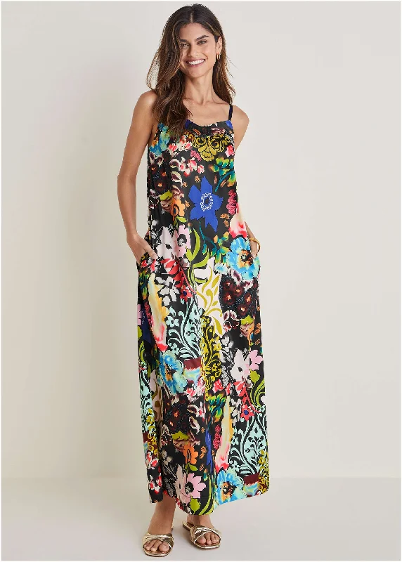  Timeless Women's ClothingSleeveless Maxi Dress - Viva La Vida