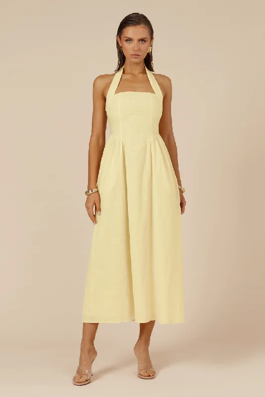  Formal Outfit For WomenLOCKLEA MIDI DRESS - LEMON