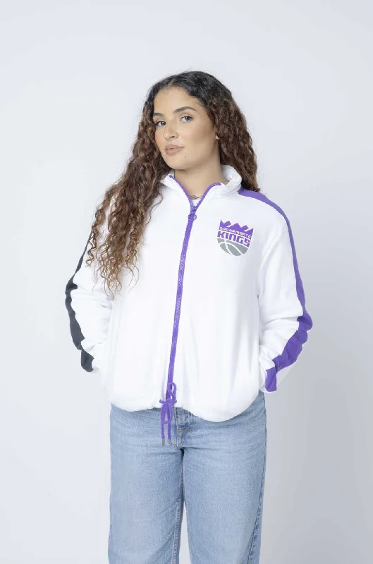  Women's Holiday OutfitStripe Sleeve Track Jacket