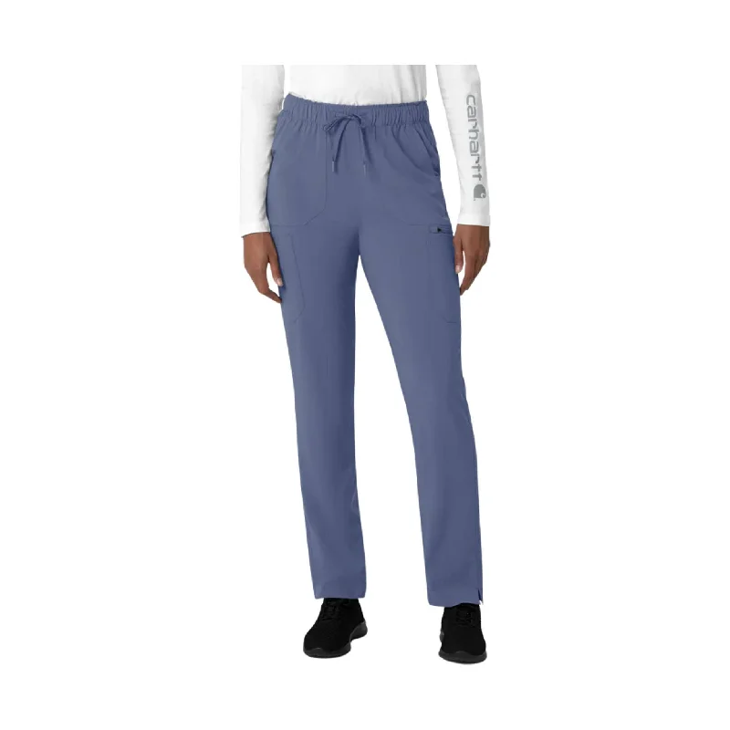  Limited TimeCarhartt Women's Force Cross Flex Straight Leg Cargo Scrub Pant - Riverside