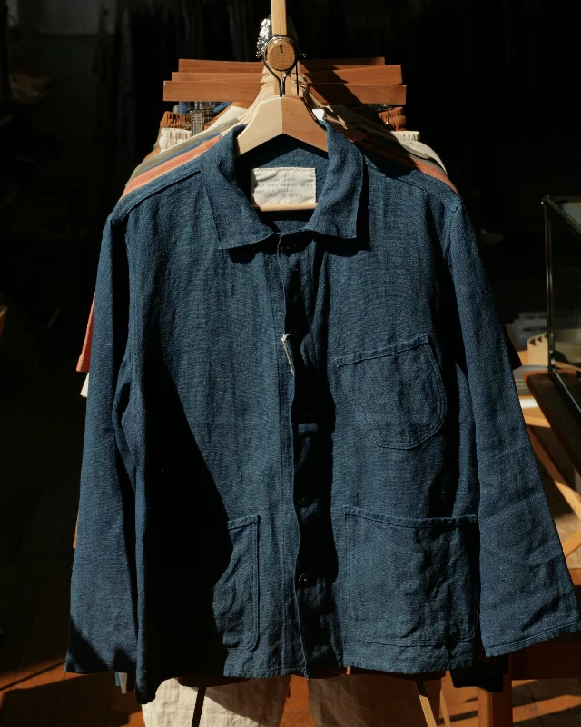  Insane Discount OnslaughtOrganic Indigo Hand-Dyed Hemp Work Jacket