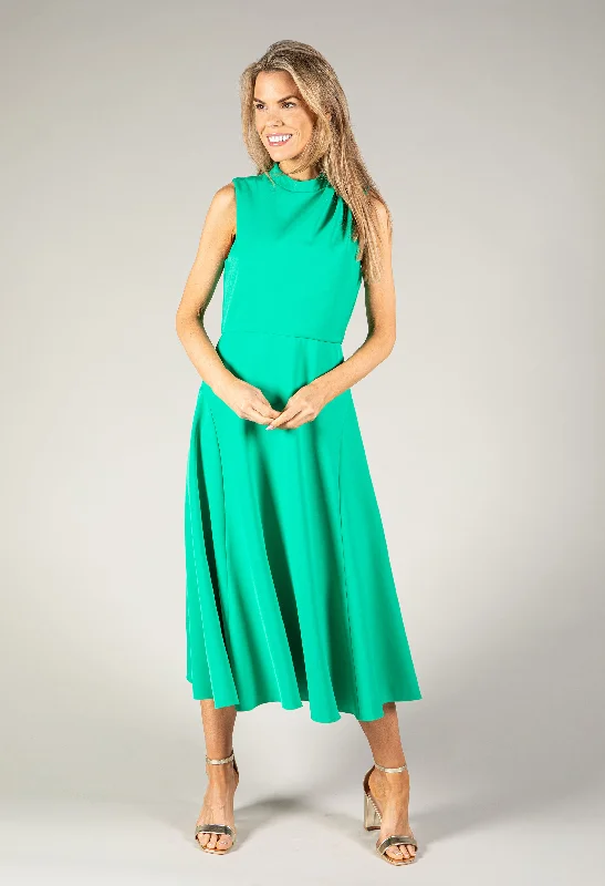  Additional Time-Limited OffersHigh Neck Sleeveless Dress