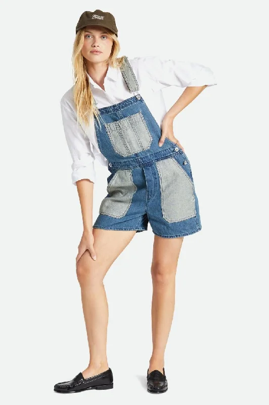  Trendy Fashion SaleCosta Short Overall - Two Tone Indigo